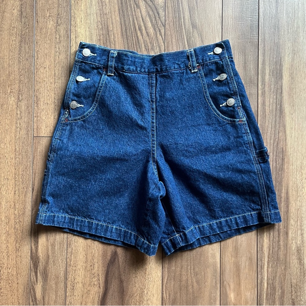 Vintage Limited High Rise Carpenter Jean Shorts Size 2 Y2K